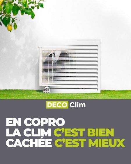 Avant/après cache blanc sur climatiseur