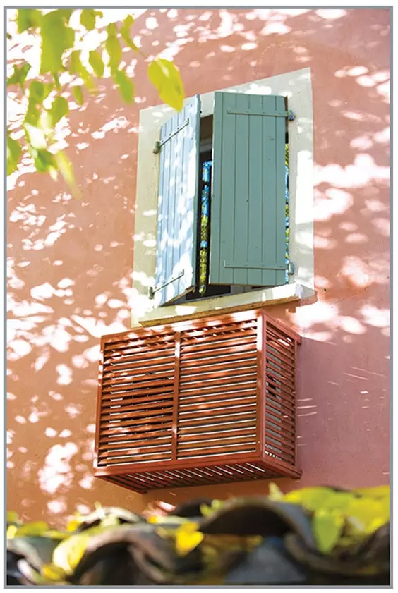 Cache compresseur clim Castorama