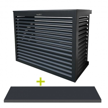 Housse De Protection Pour Climatiseur Extérieur - Isolation Thermique Et Phonique, Aluminium, 130x55 Cm