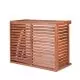 Wooden air conditioner cover