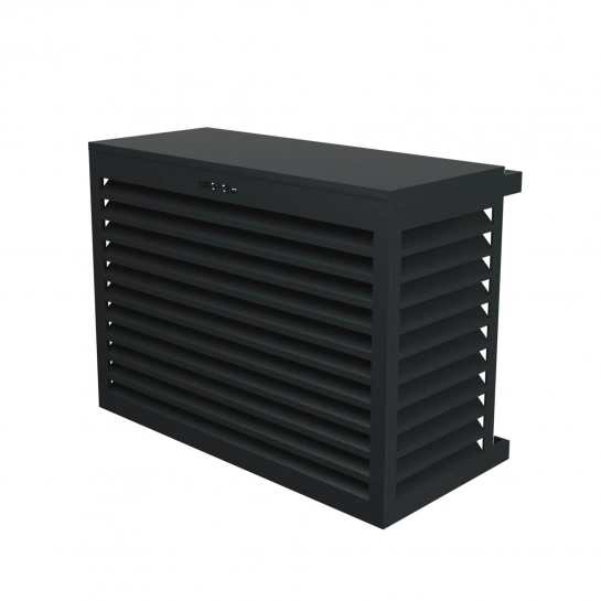 Cache Climatiseur Sur Mesure Taille L, Blanc Brillant – Protection Contre La Surchauffe