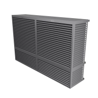 DECOCLIM - ALU - Gris poussière (RAL 7037) - Size XXL Double model