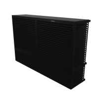 DECOCLIM - ALU - Noir foncé (RAL 9005) - taille XXL Modèle double latéral