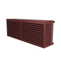 DECOCLIM - ALU - Brun rouge (RAL 8012) - taille S Modèle double latéral