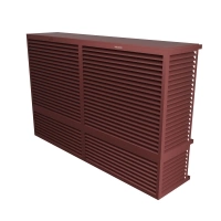 DECOCLIM - ALU - Brun rouge (RAL 8012) - Size XXL Double model