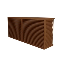 DECOCLIM - ALU - Brun argile (RAL 8003) - taille XL Modèle double latéral