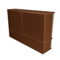 DECOCLIM - ALU - Brun argile (RAL 8003) - Talla XXL Modelo doble