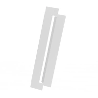 Side panels - ALU - White (RAL 9010) - Size S