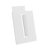 Side panels - ALU - White (RAL 9010) - Height extension Size S