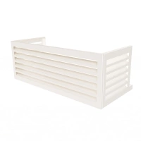 DECOCLIM - ALU - Cream white (RAL 9001) - Height extension Size M