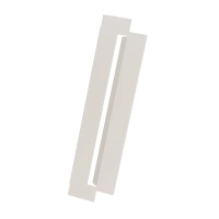 Side panels - ALU - Cream white (RAL 9001) - Size L