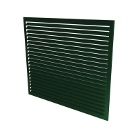 Pannello posteriore copertura pompa di calore in alluminio verde