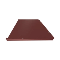 face de dessous seule - ALU - Brun rouge (RAL 8012) - Taille S