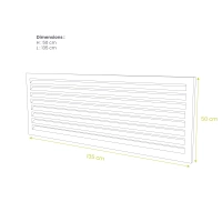 Cache climatisation 100% alu vert mousse