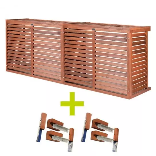DECOCLIM® - WOOD - size L Double side model with extension kit
