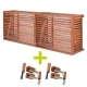 DECOCLIM® - BOIS - taille L Modèle double latéral avec Kit rallonge