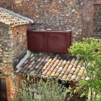 DECOCLIM - ALU - Brun rouge (RAL 8012) - taille L Modèle double latéral