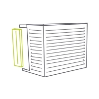 Accessoire joues latérales aluminium