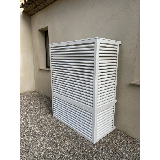 Cache pompe à chaleur taille XXL - DECOCLIM