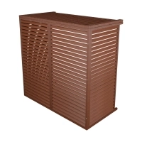 cache clim en bois exotique certifié