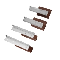 Kit de extensión de bomba de calor de madera profundidad 10 cm