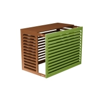 face arrière seule - ALU - Brun argile (RAL 8003) - Taille S