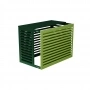 Panel trasero para cubierta de aire acondicionado verde musgo
