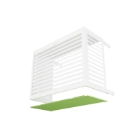 Cache dessous de clim exterieur pas cher blanc