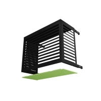 cheap white exterior air conditioning base cover