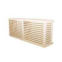 Klimaanlagenabdeckung Aluminium XS doppelseitig RAL 1015