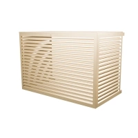 Cache clim aluminium XXL RAL 1015 ivoire clair