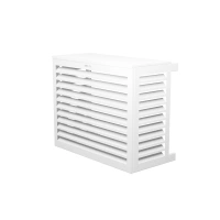 Klimaanlagenabdeckung Aluminium XS RAL 9010 Weiß