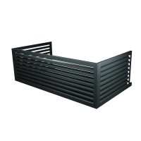 Extensión vertical en aluminio RAL 7016
