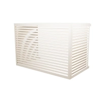 Cache clim aluminium XXL RAL 9001