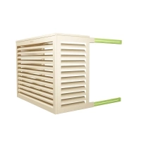 Listones de profundidad +40 cm lote de 4 Marfil claro