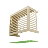 XS aluminium bottom panel RAL 1015