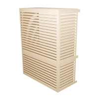 Cubierta aire acondicionado DECOCLIM aluminio marfil claro L+