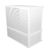 Cache climatisation DECOCLIM aluminium blanc taille XXL+