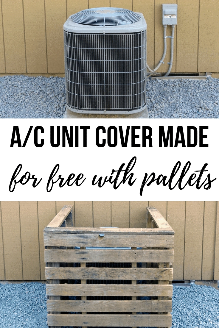 make wood heat pump cover