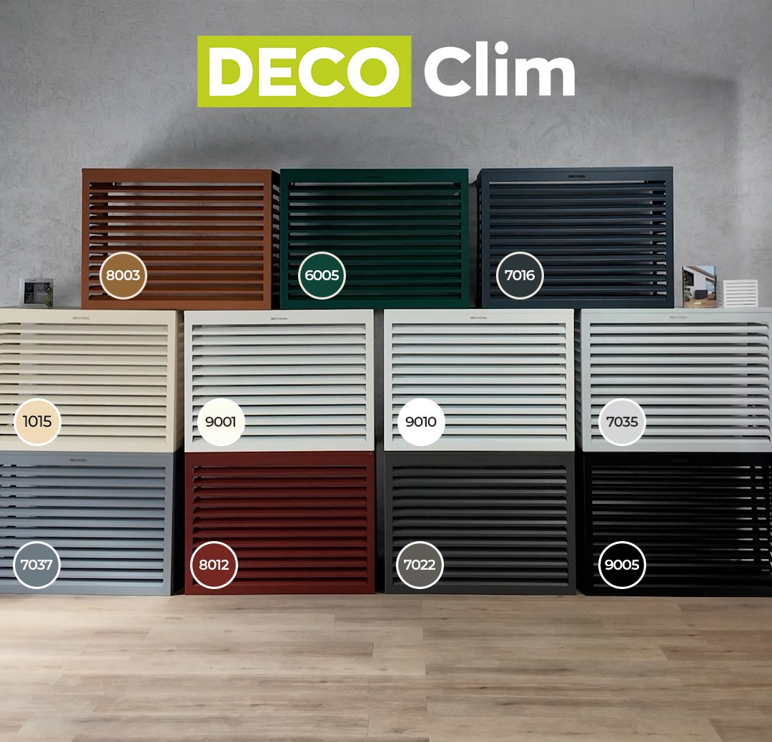 Aluminum air conditioner cover available in 11 colors
